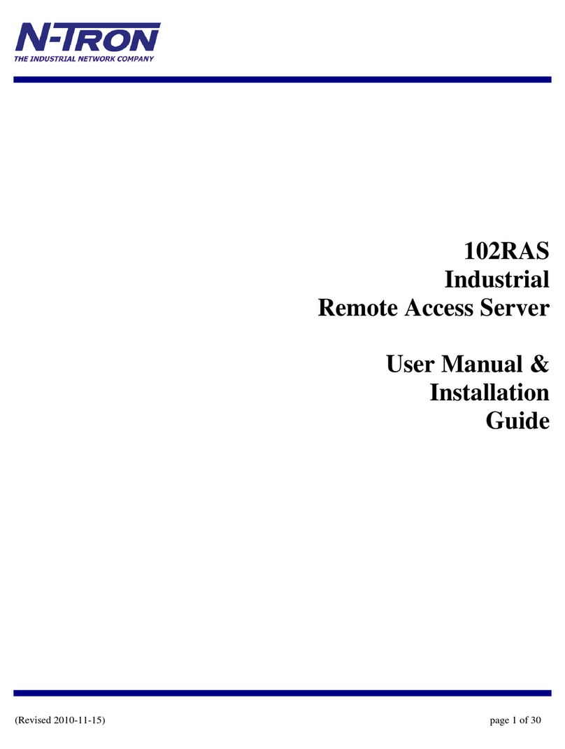 Ntron 102RAS User manual & installation guide