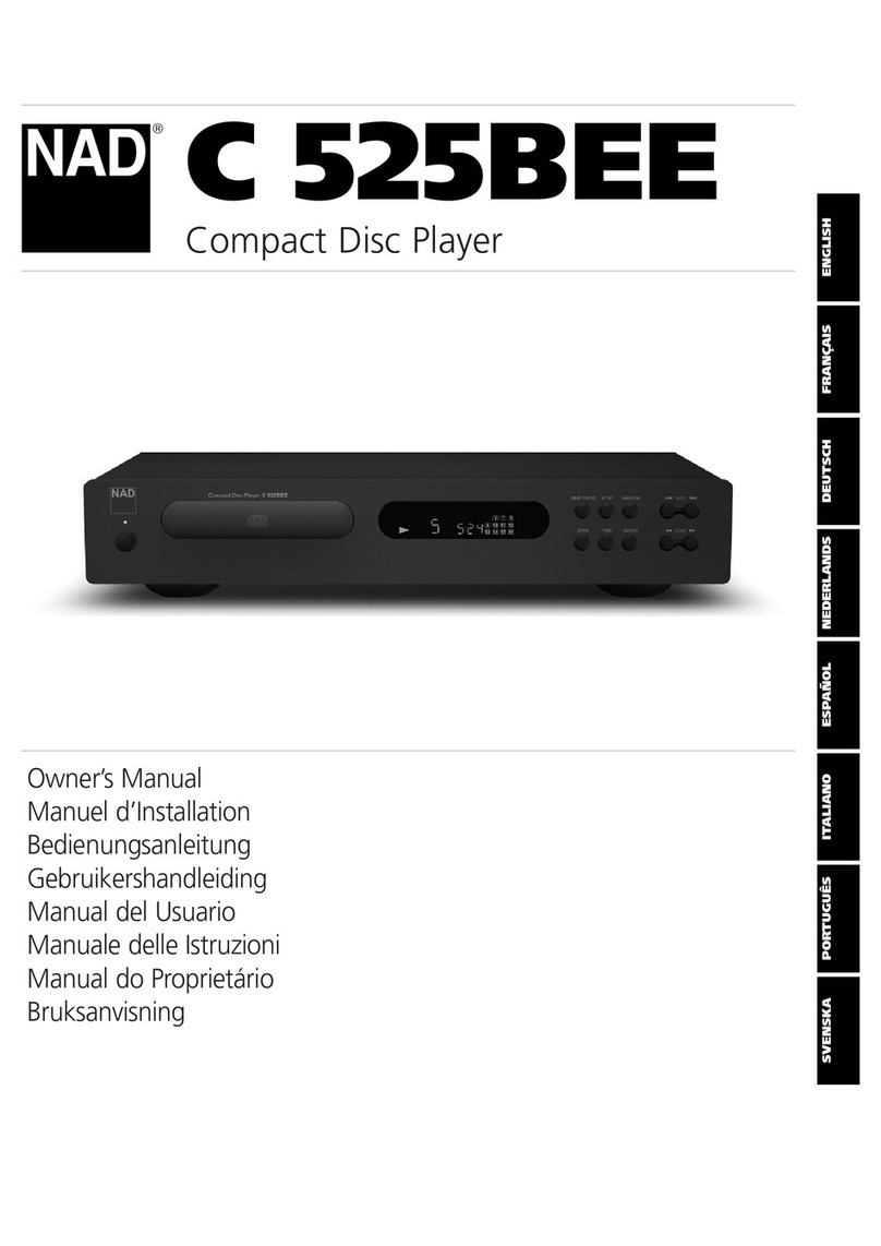 NAD C 525BEE owner's manual