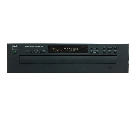 NAD 523 User manual