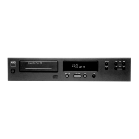 NAD 502 User manual