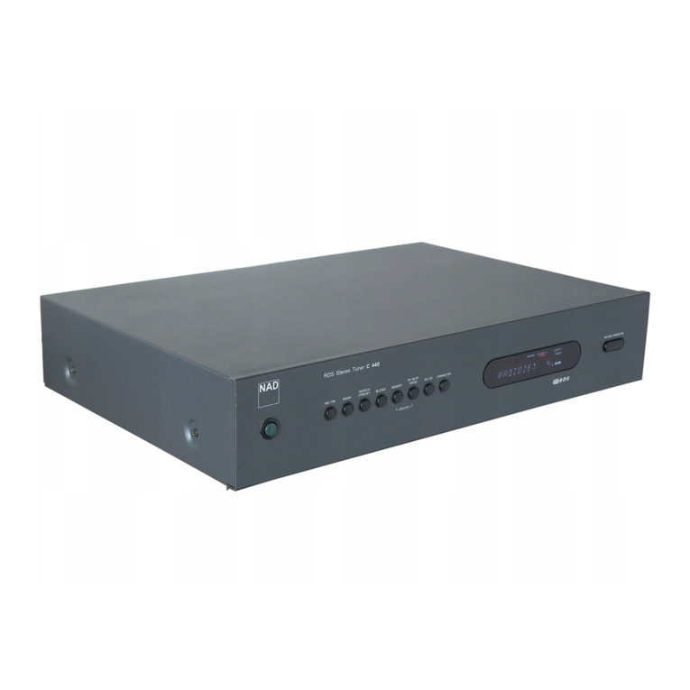 NAD C440 User manual