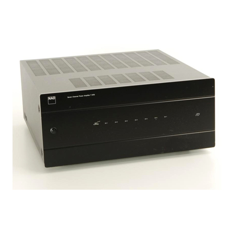 NAD T 973 User manual