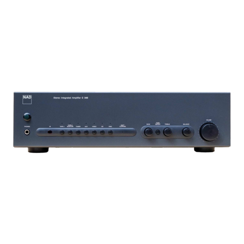 NAD C340 owner's manual