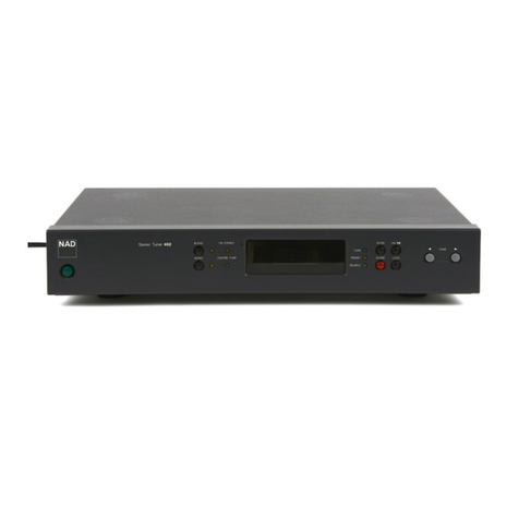 NAD 402 Specification sheet