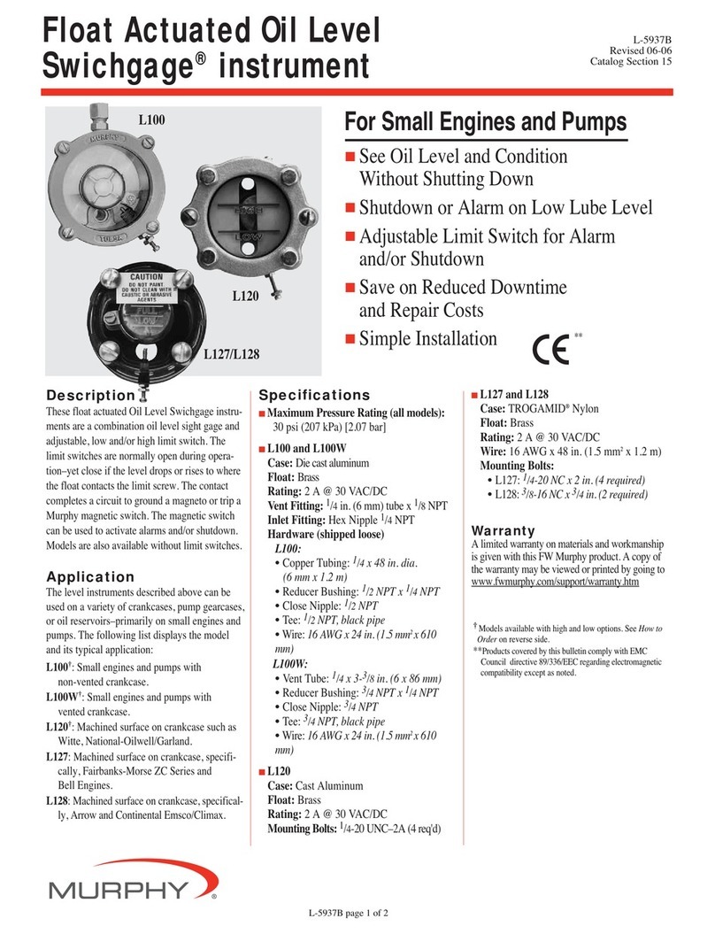 Murphy L-5937B Specification sheet