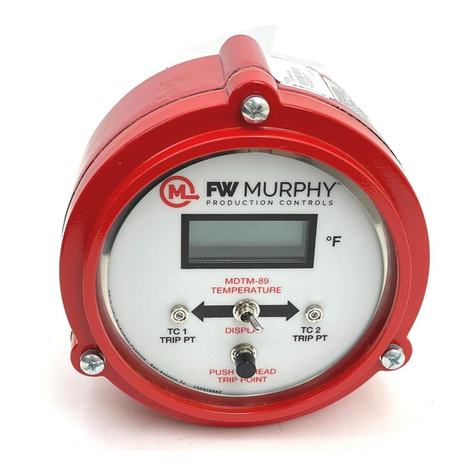 Murphy Dual Temperature SWICHGAGE MDTM89 User guide