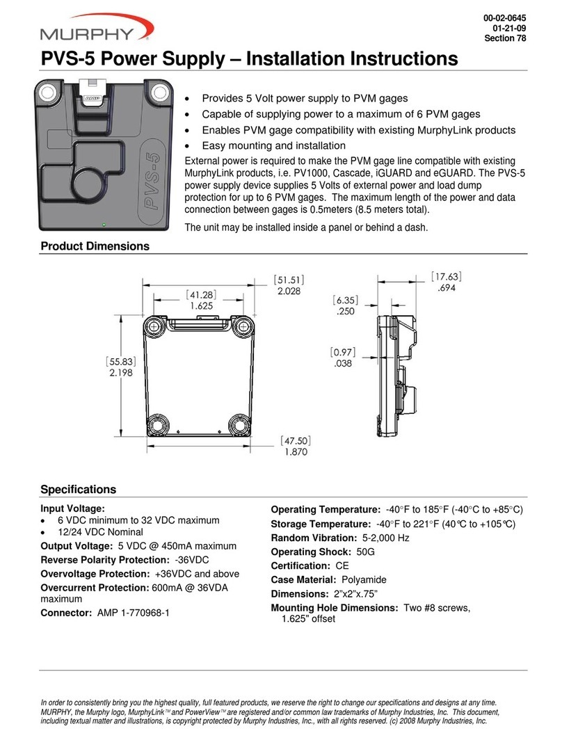 Murphy PVS-5 installation instructions
