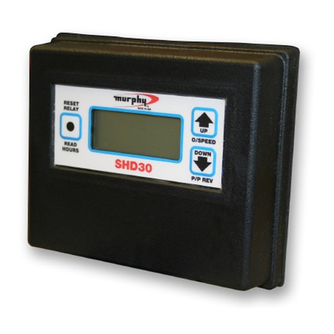 Murphy Digital Tach/Hourmeter with Overspeed Trip Point... User manual
