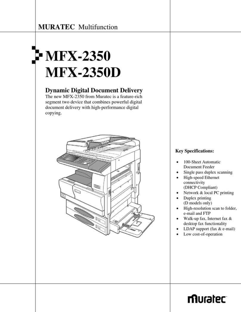 Muratec MFX-2350 D User manual