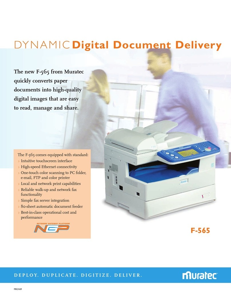 Muratec F-565 User manual