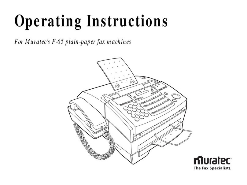 Muratec F-65 User manual