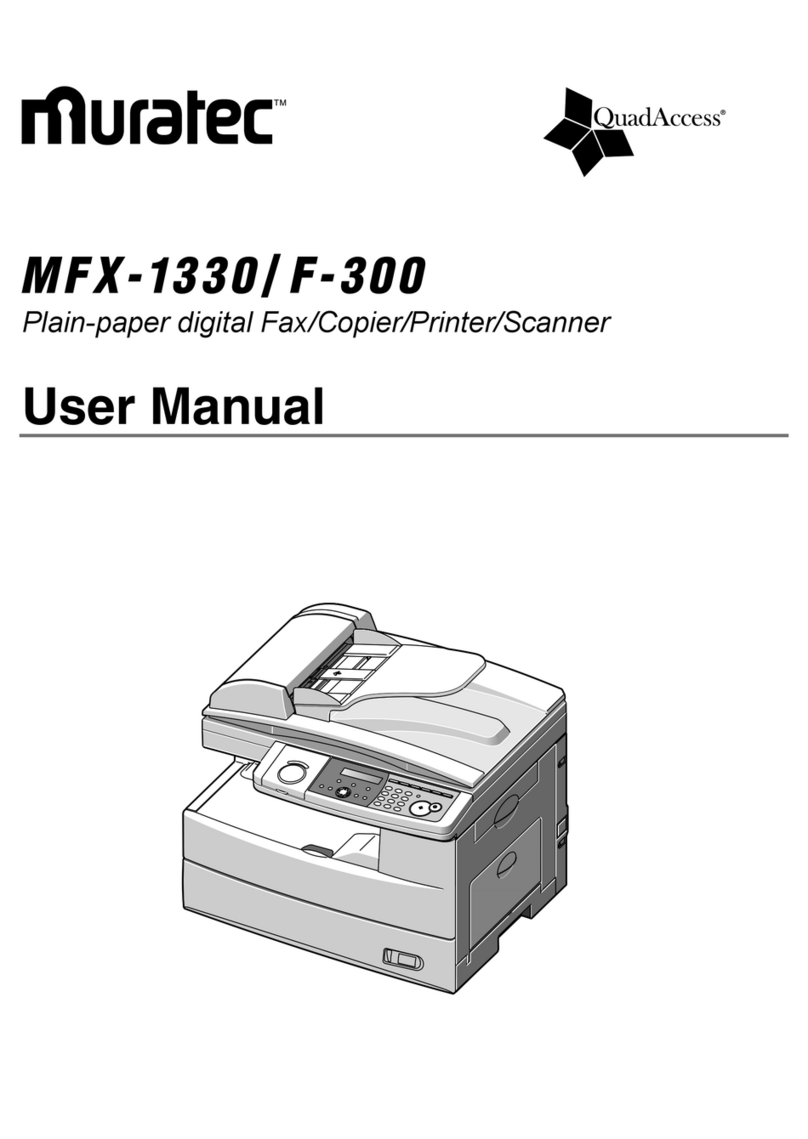 Muratec MFX-1330 User manual