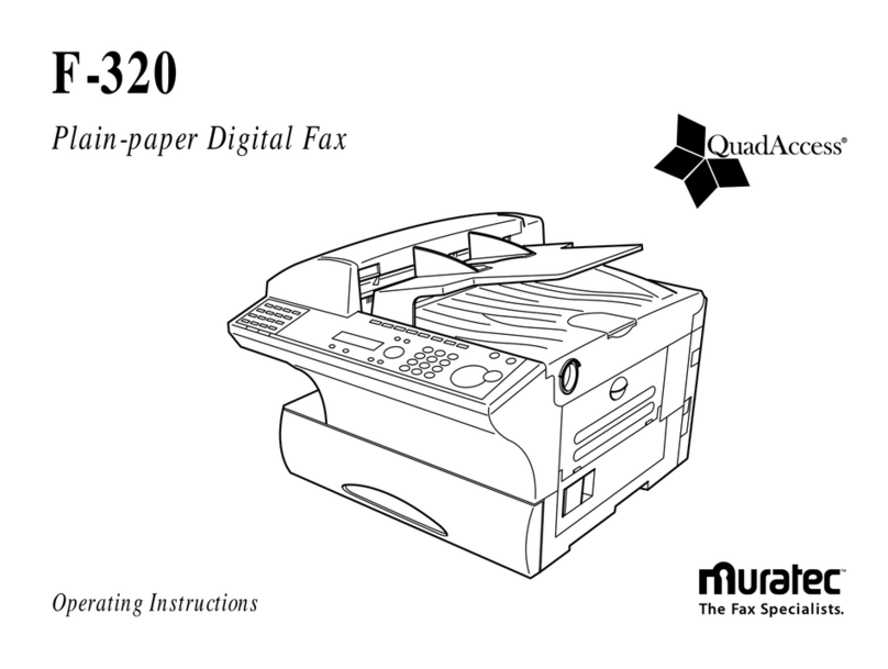 Muratec F-320 User manual