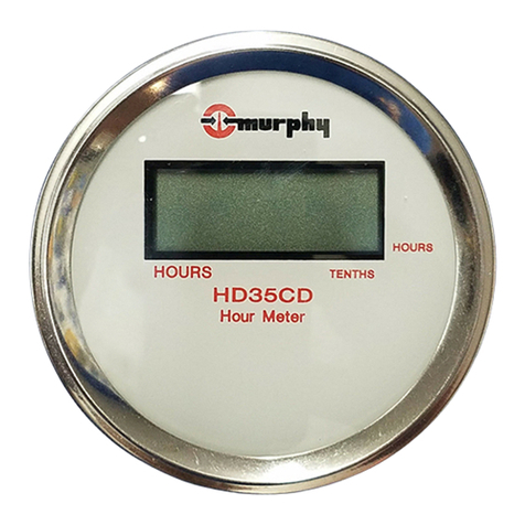 Murphy Digital Time Meters HD35-CD User manual