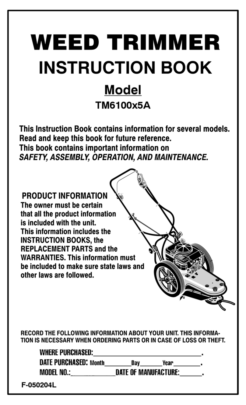 Murray TM6100X5A User manual