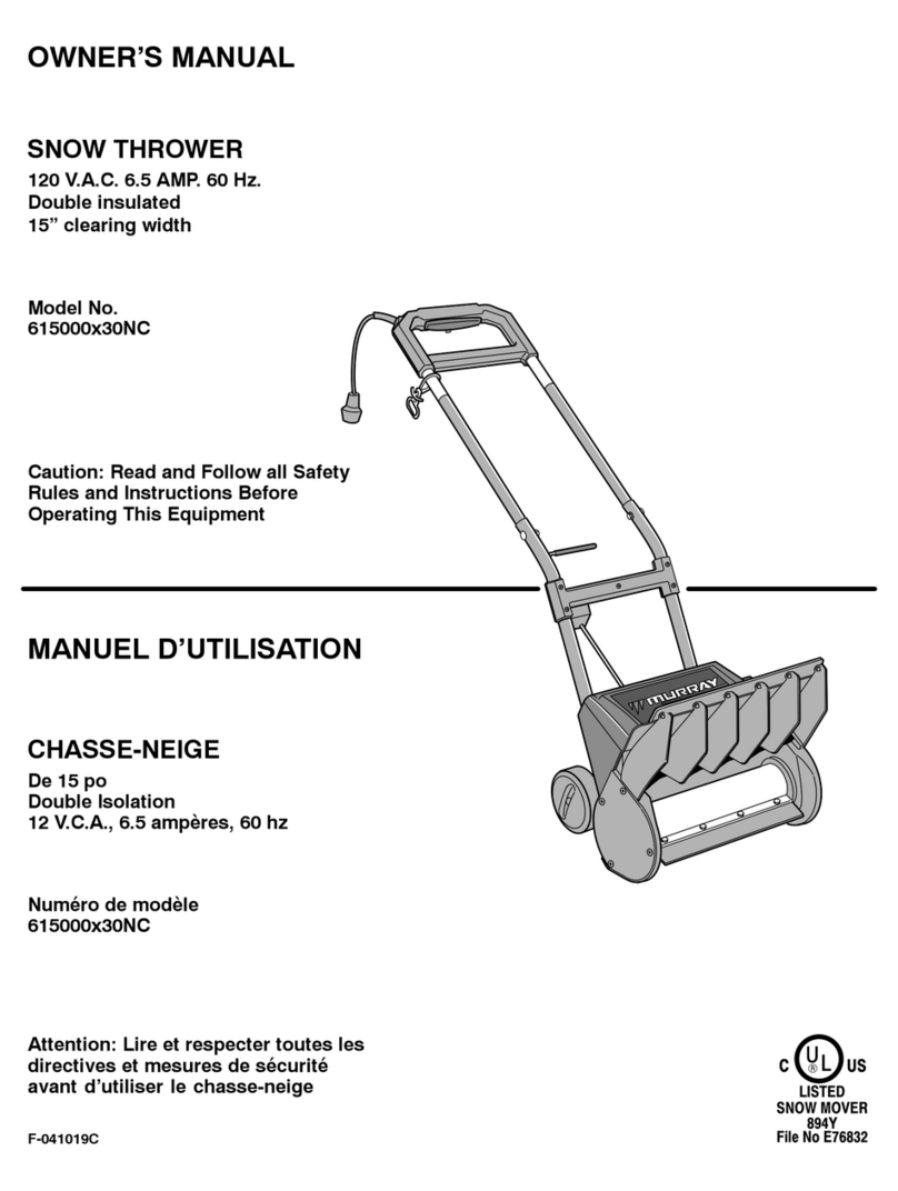 Murray 615000x30NC User manual