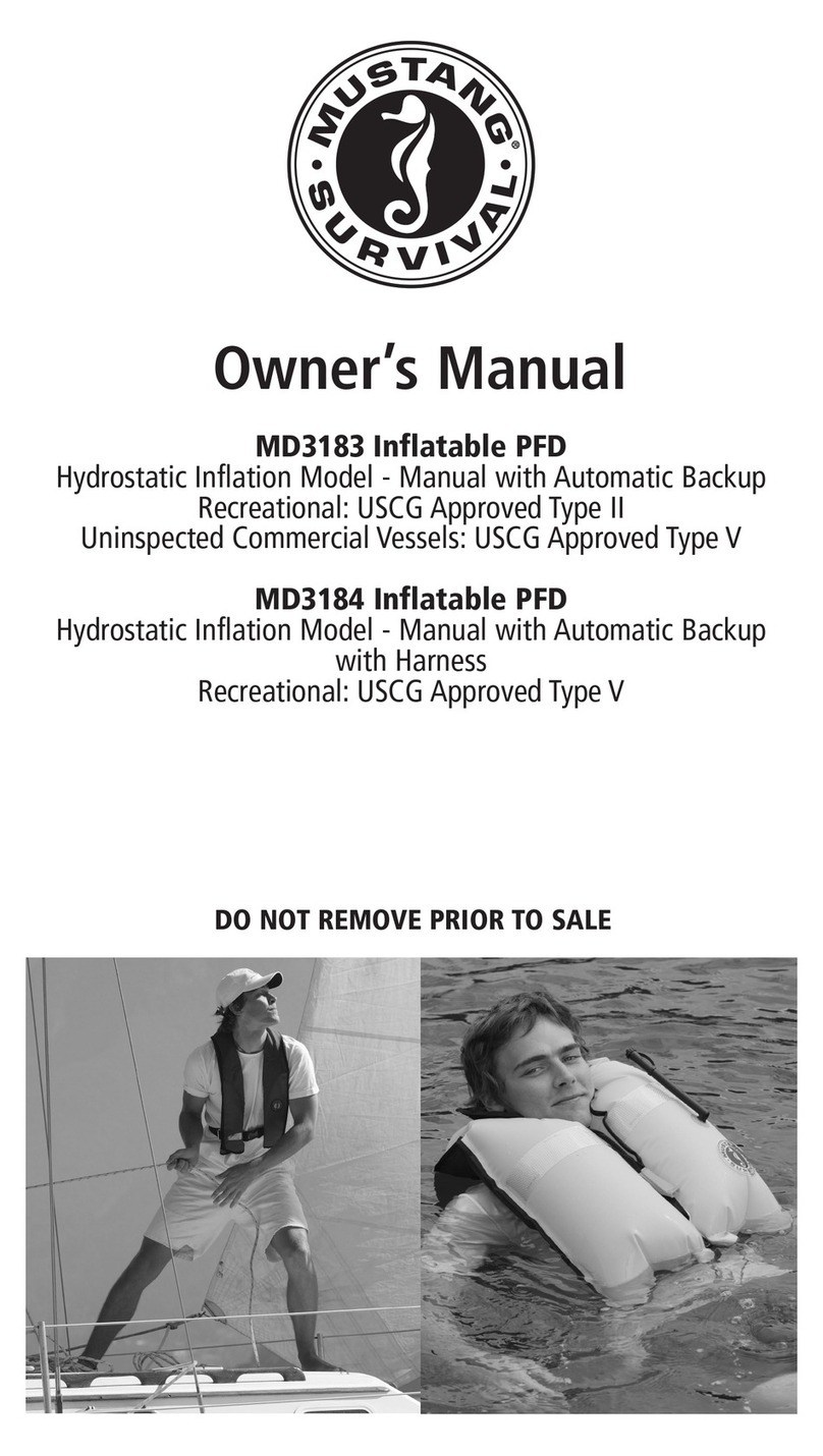 Mustang Survival MD3183 User manual