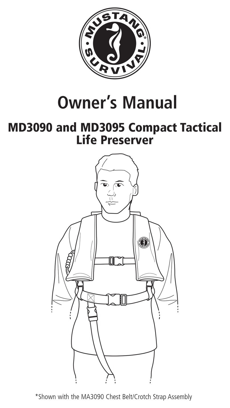 Mustang Survival MD3090 owner's manual