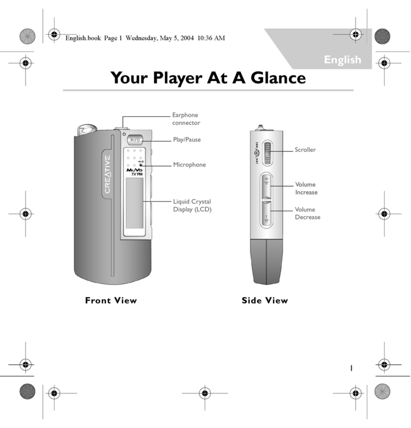 Creative CD Player user guide