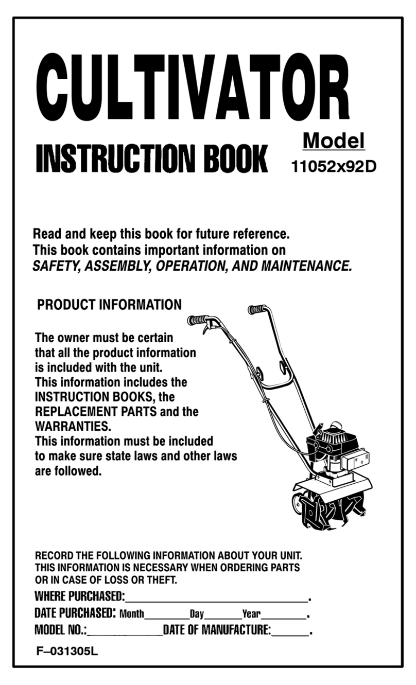 Murray 11052x92D User manual