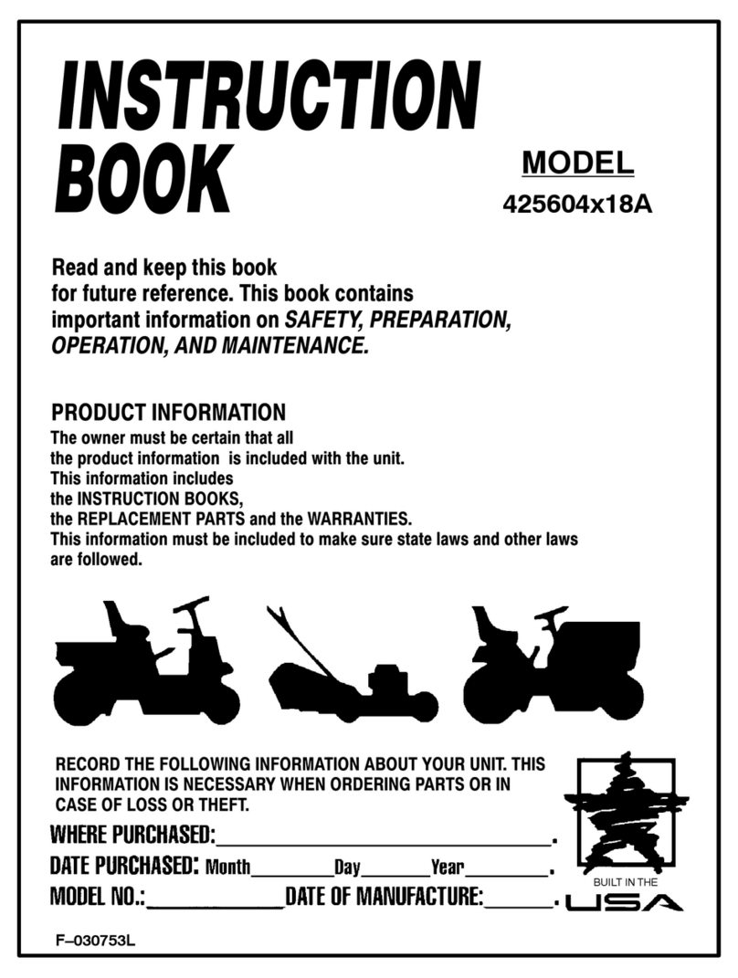 Murray 425604x18A User manual