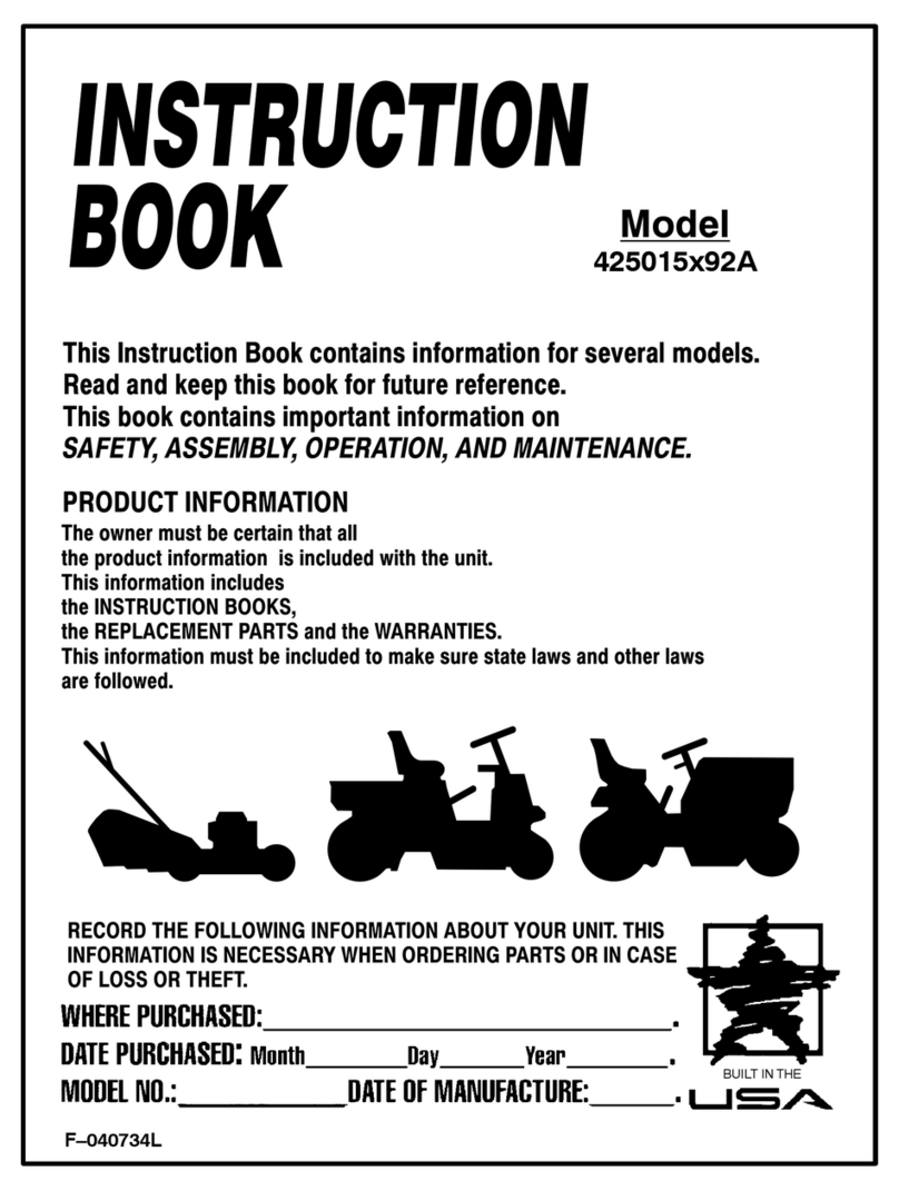 Murray 425015x92A User manual