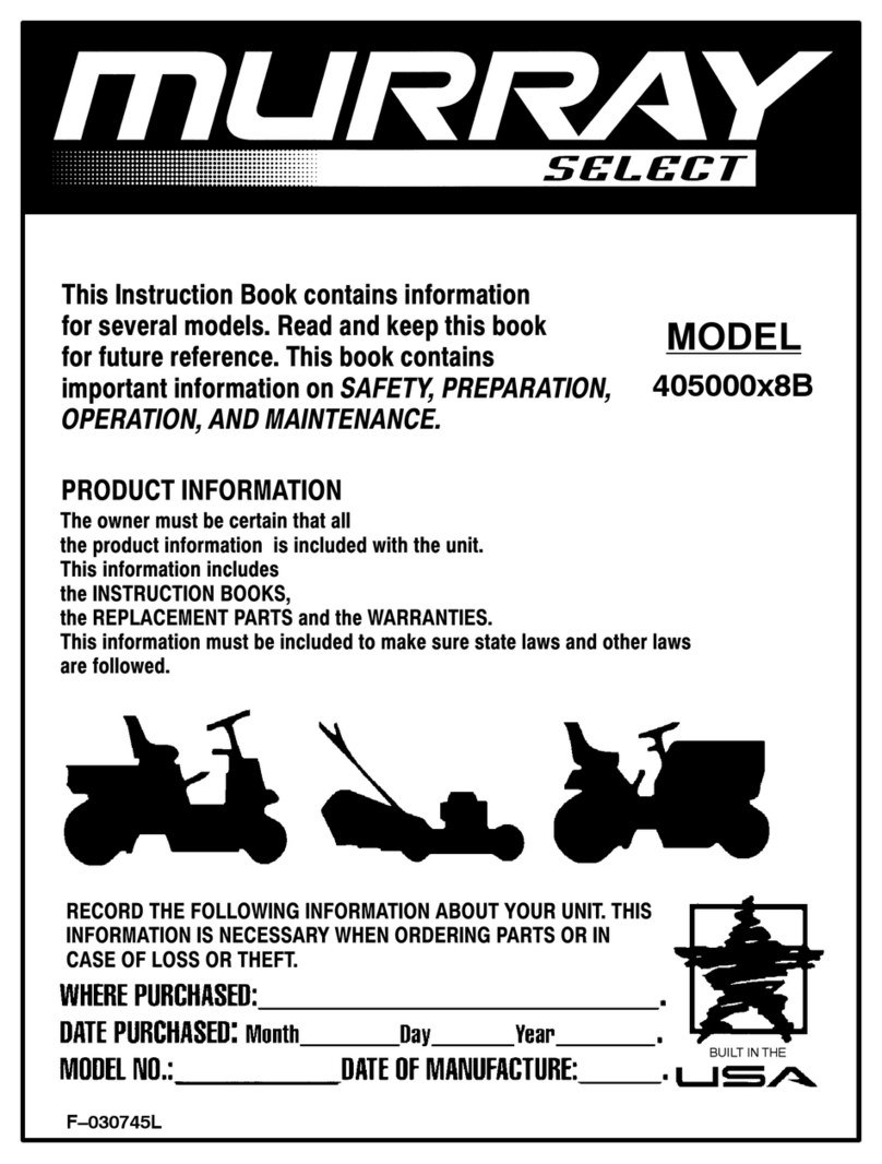 Murray 405000x8B User manual