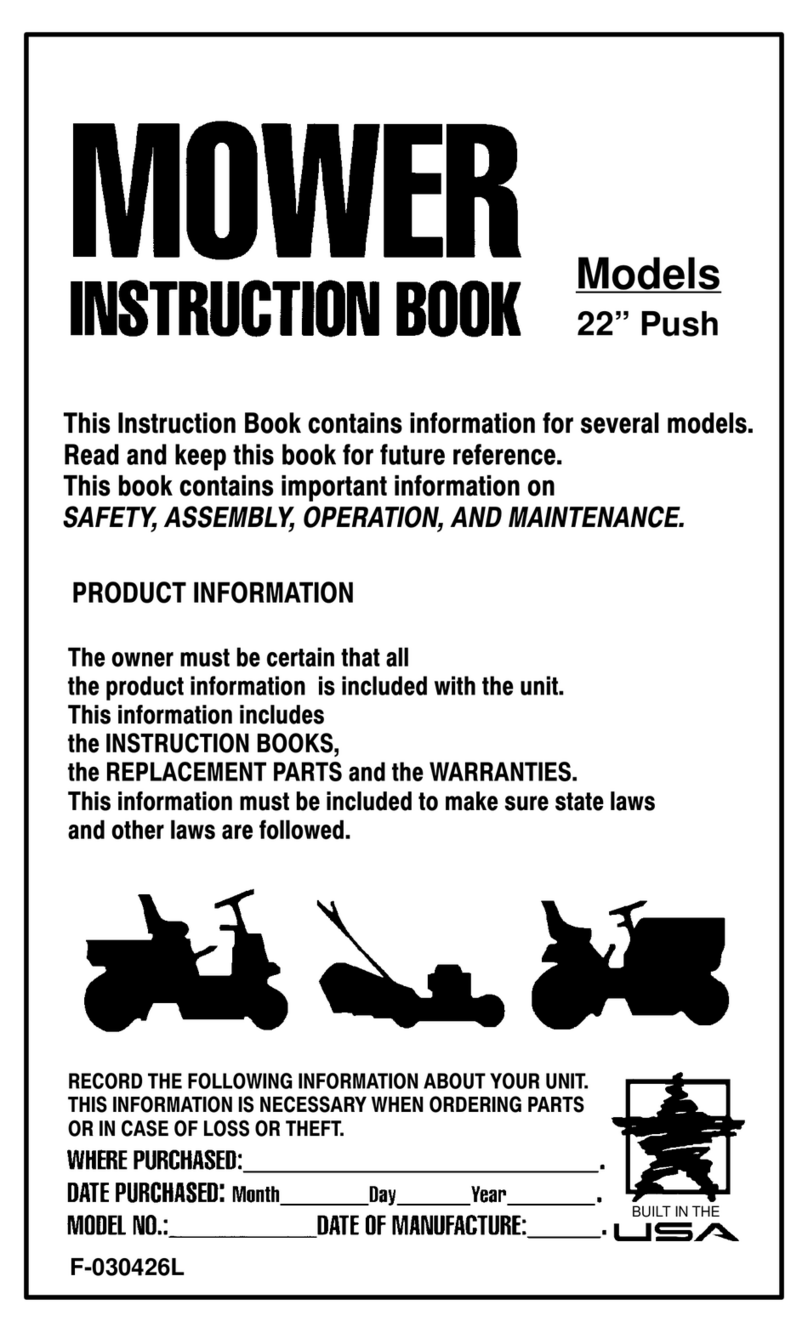 Murray 22" Push Instruction book
