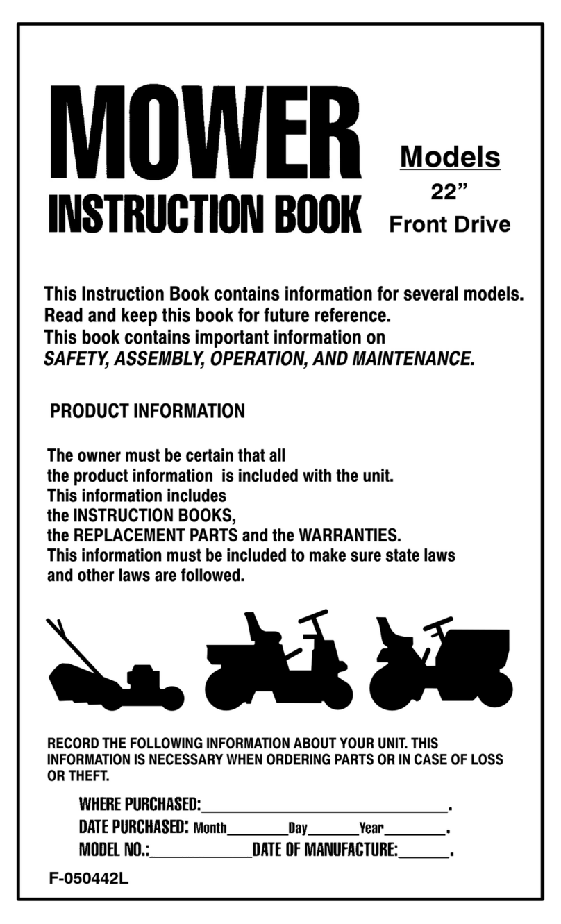 Murray 22" Front Drive User manual