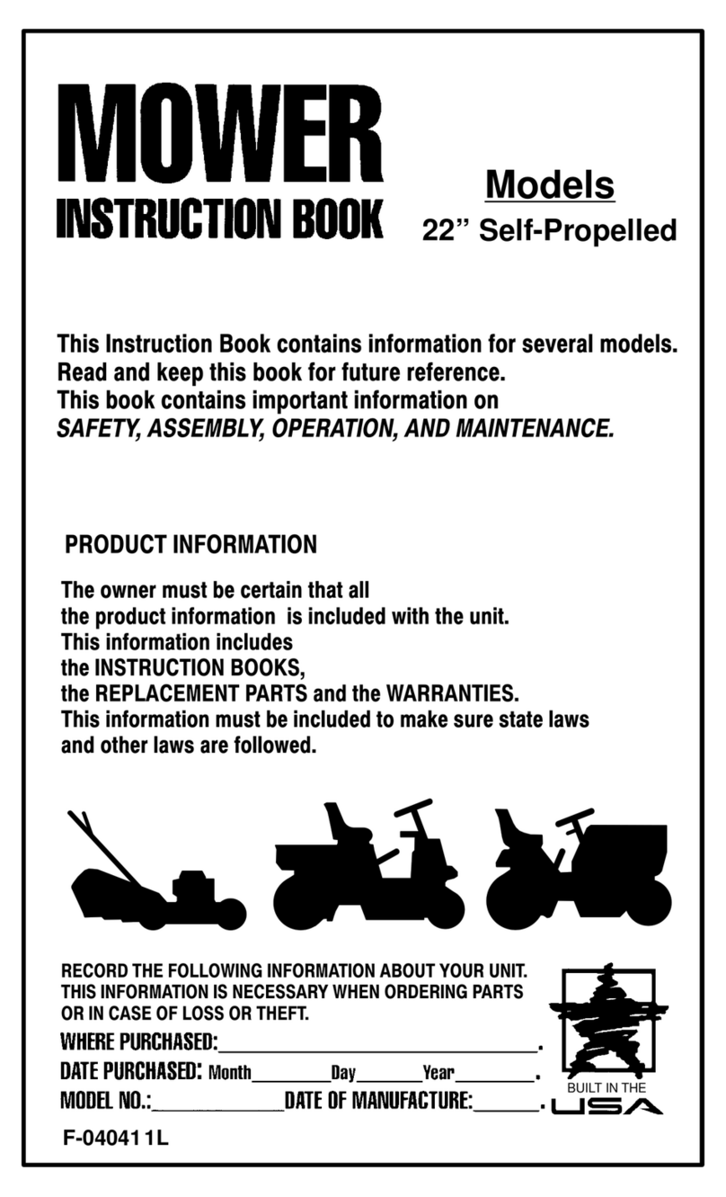 Murray 22" Self-Propelled User manual
