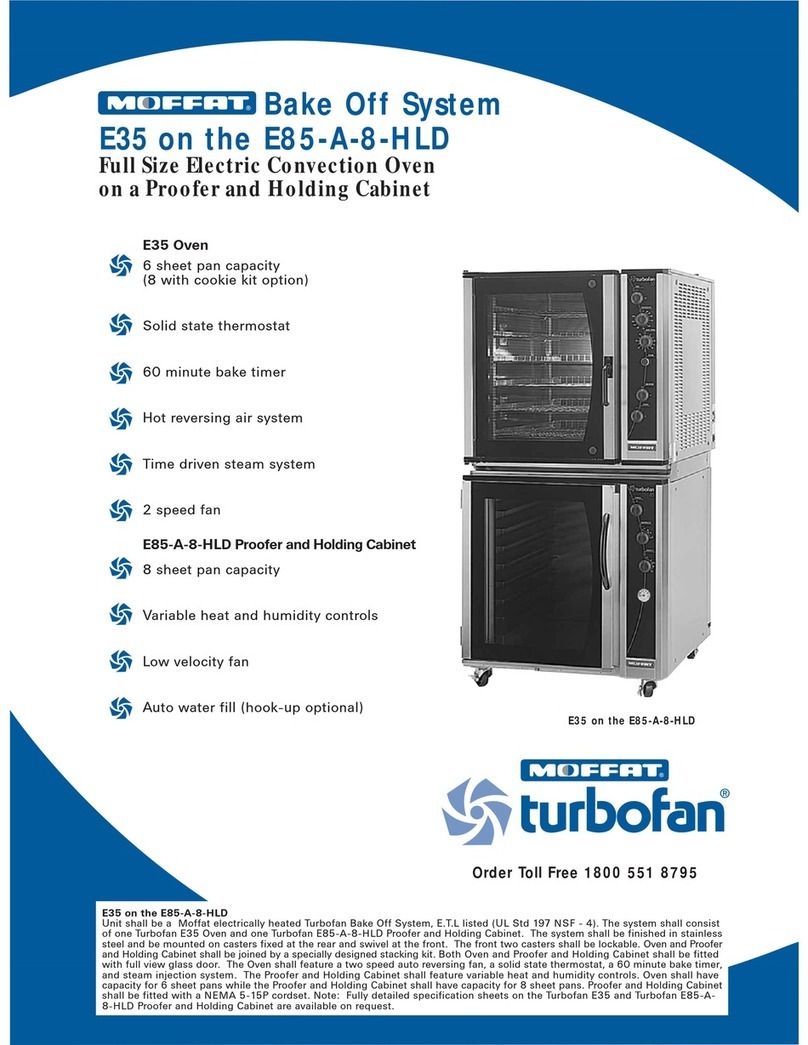 Moffat Bakbar E35 Specifications