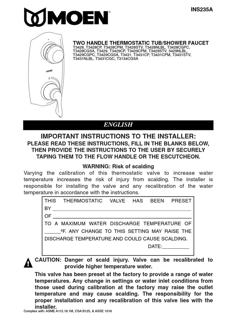 Moen INS235A user manual
