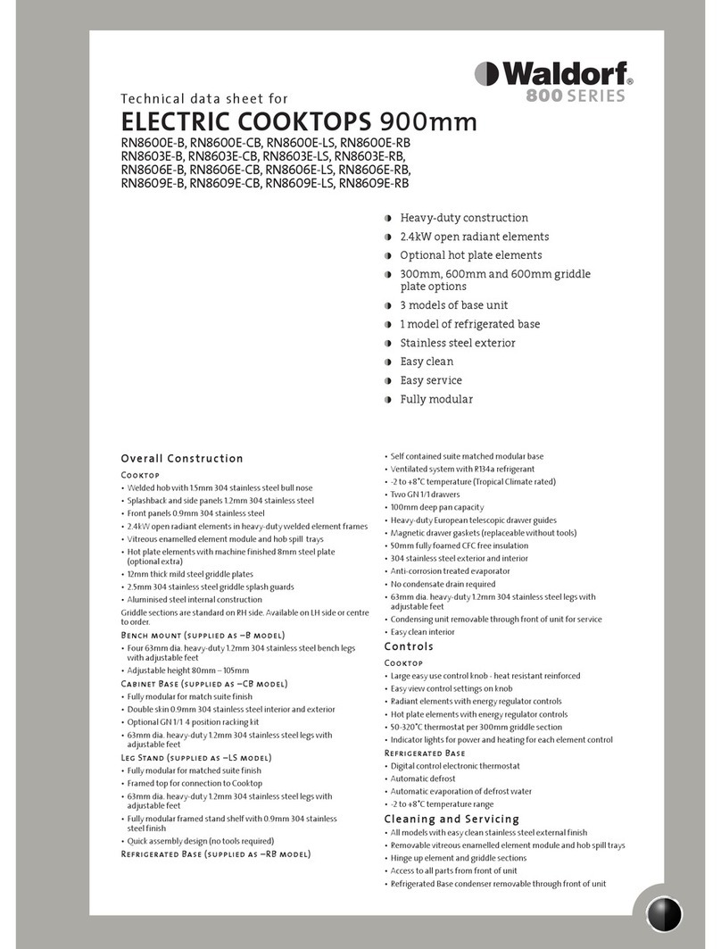 Waldorf RN8603E-B Instruction Manual
