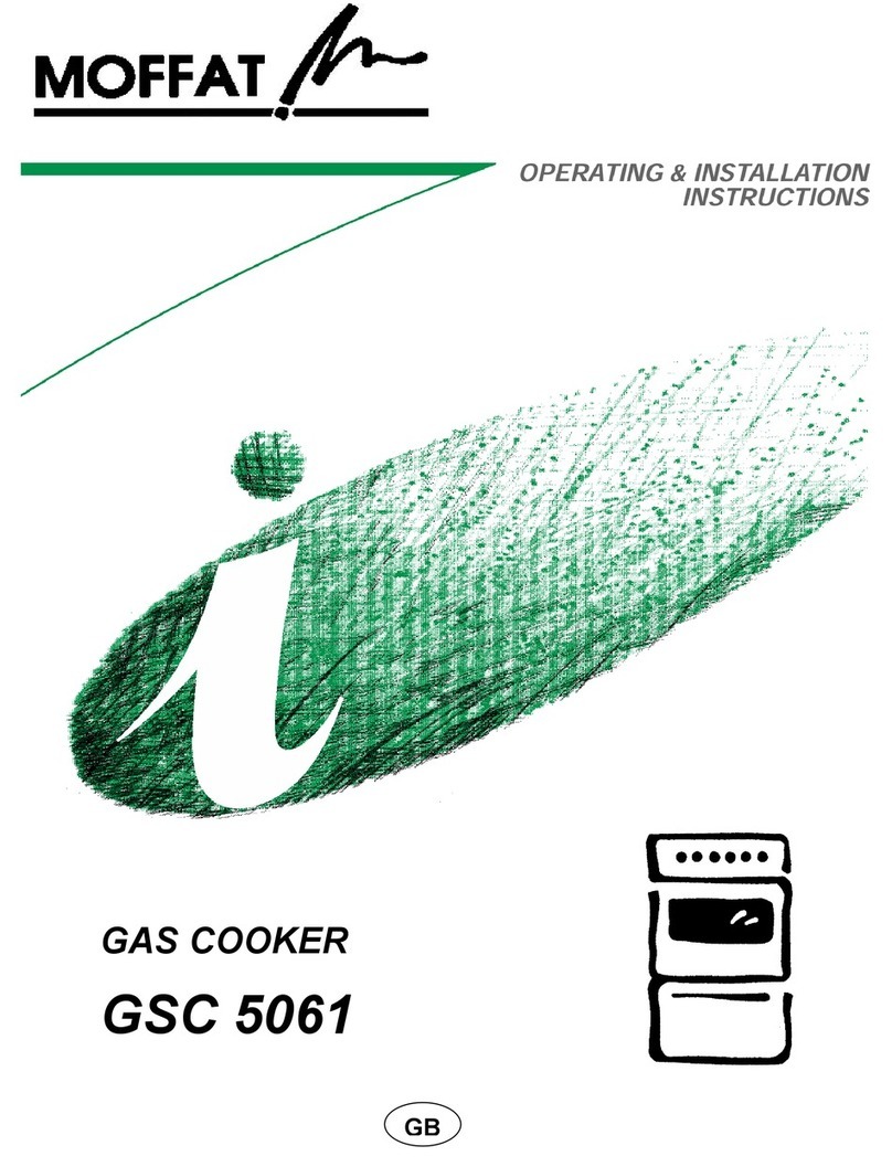 Moffat GSC 5061 User manual