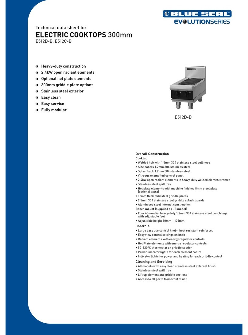 Blue Seal Blue Seal E512C-B Instruction Manual Blue Seal Blue Seal E512C-B Instruction Manual