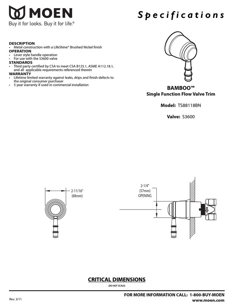 Moen BAMBOO TS88118BN User manual