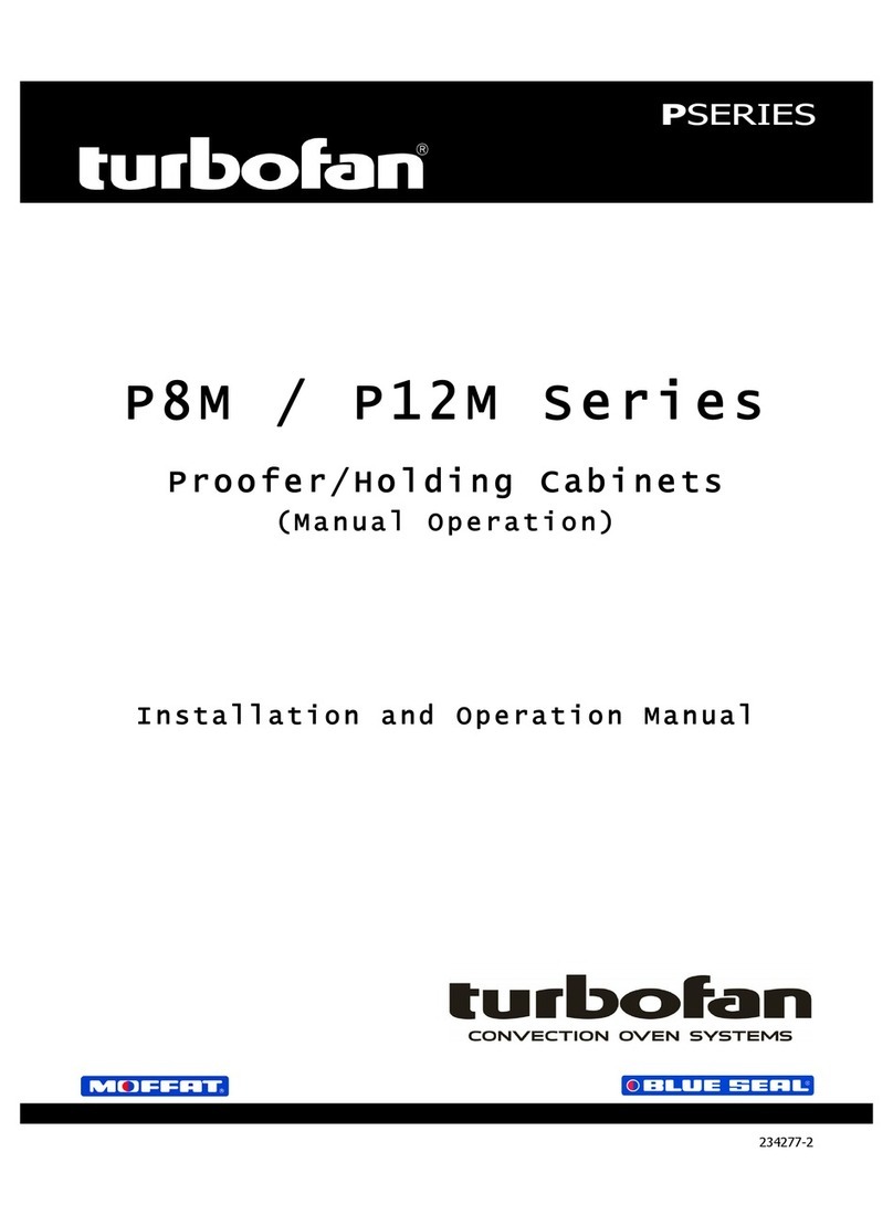 Moffat TURBOFAN P12M Series User manual