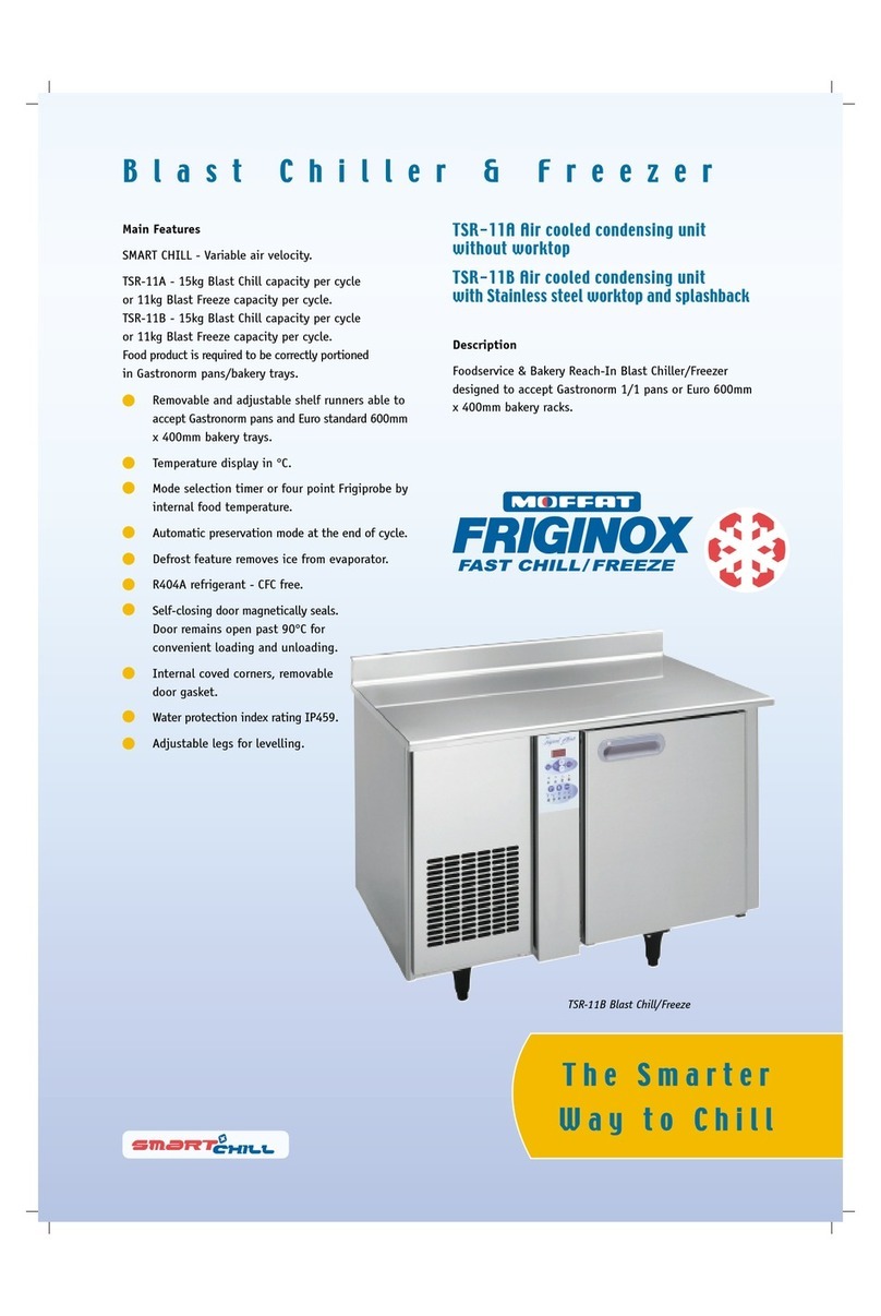 Moffat Friginox TSR-11A Specifications