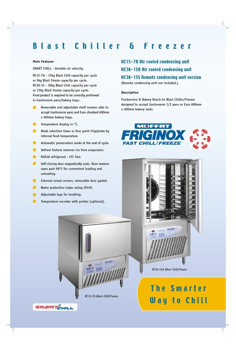 Moffat Friginox RC15-7A Specifications