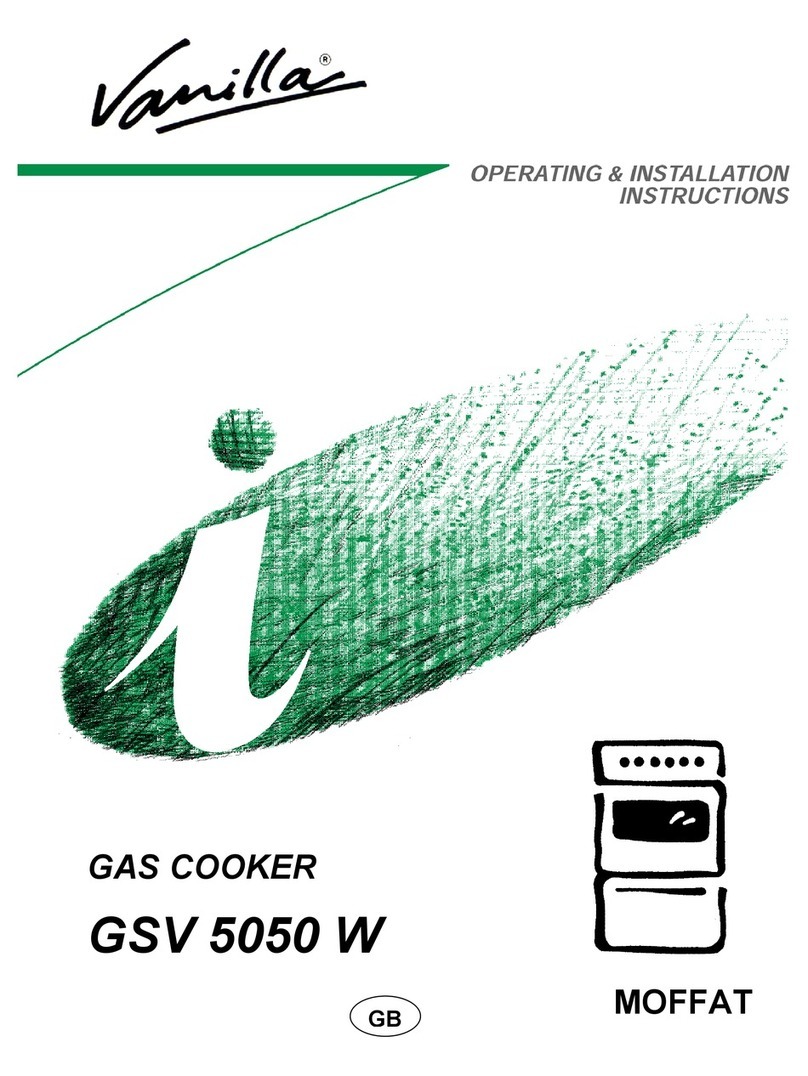 Moffat U21321 GSV 5050 W User manual