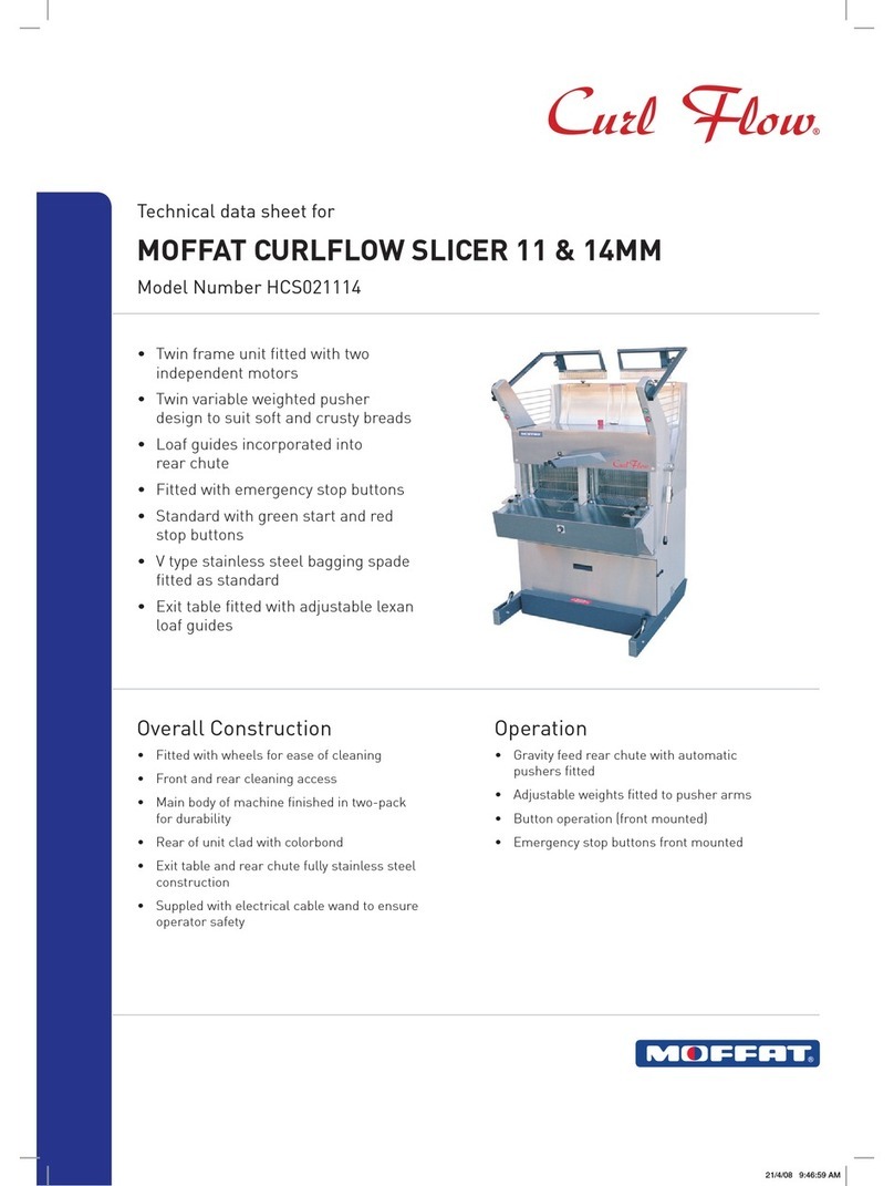 Moffat Curlflow Slicer HCS021114 Technical data sheet
