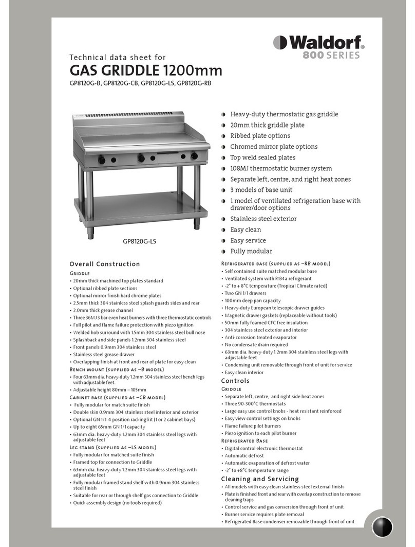 Waldorf GP8120G-CB Instruction Manual