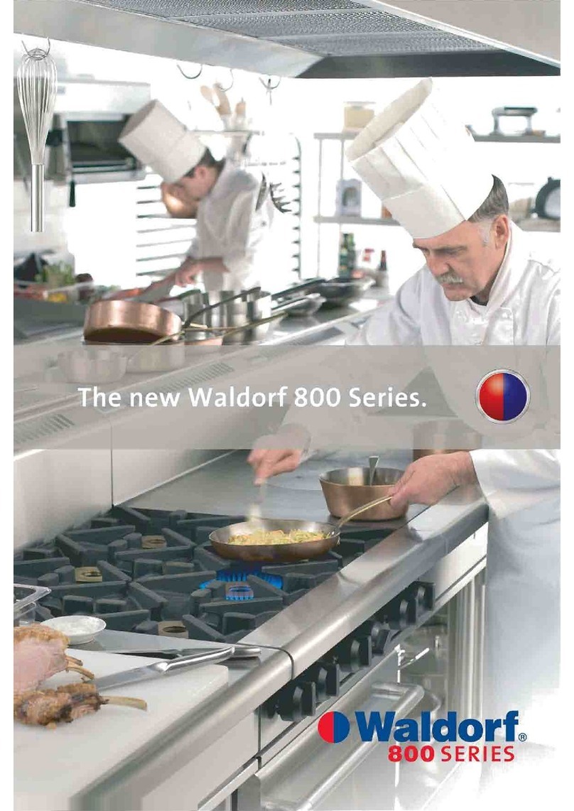 Moffat WALDORF 800 User manual Moffat WALDORF 800 User manual