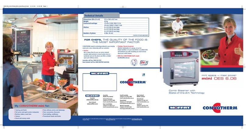 Moffat Convotherm Combi Steamer Brochure & specs