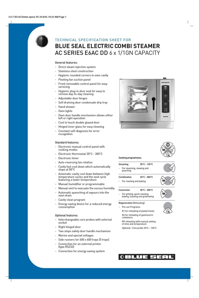 Moffat Blue Seal E6AC Specification sheet