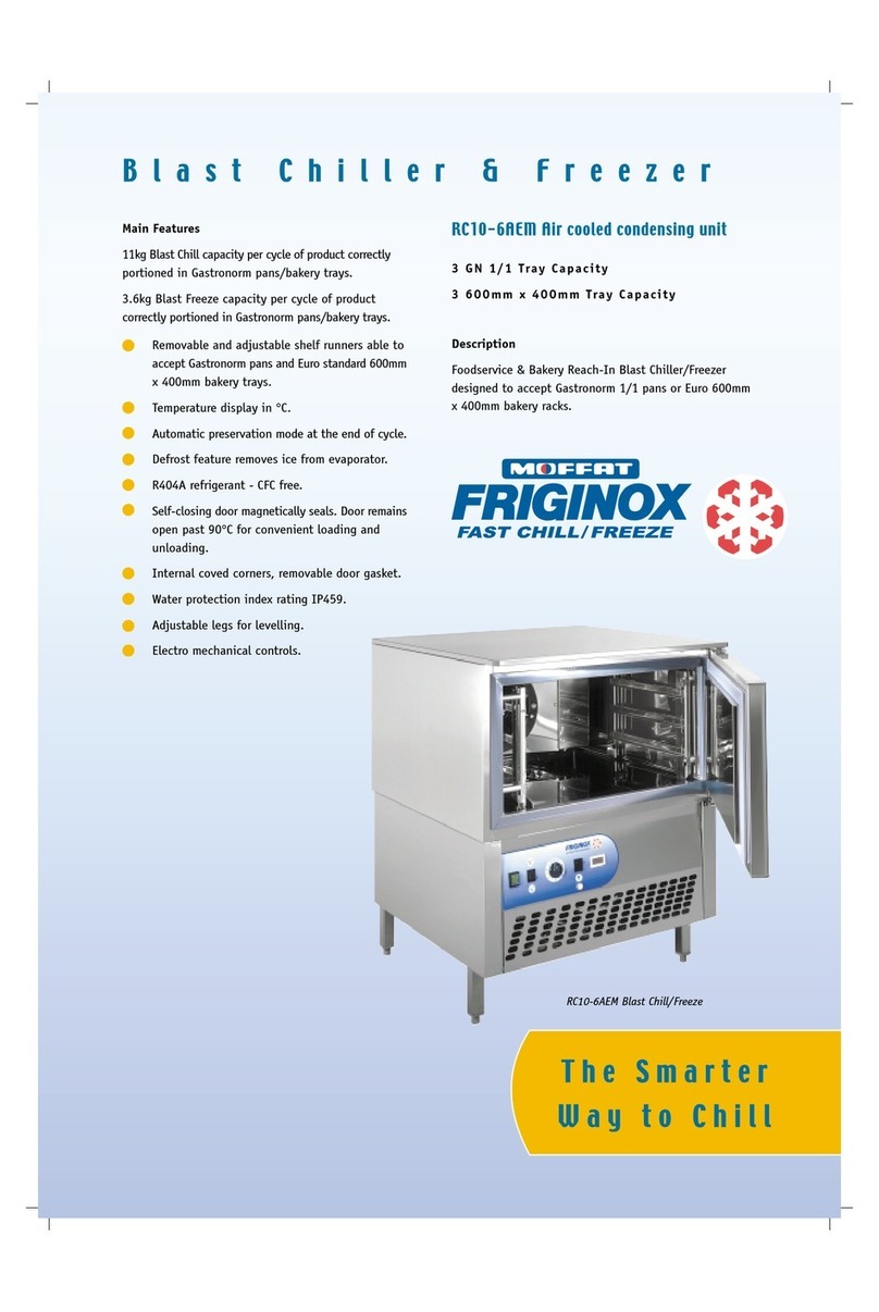 Moffat Friginox 6AEM User manual
