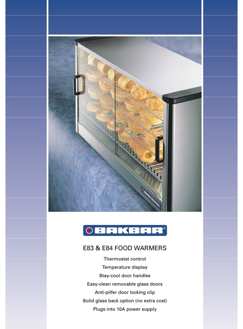 Moffat Bakbar E83 User manual