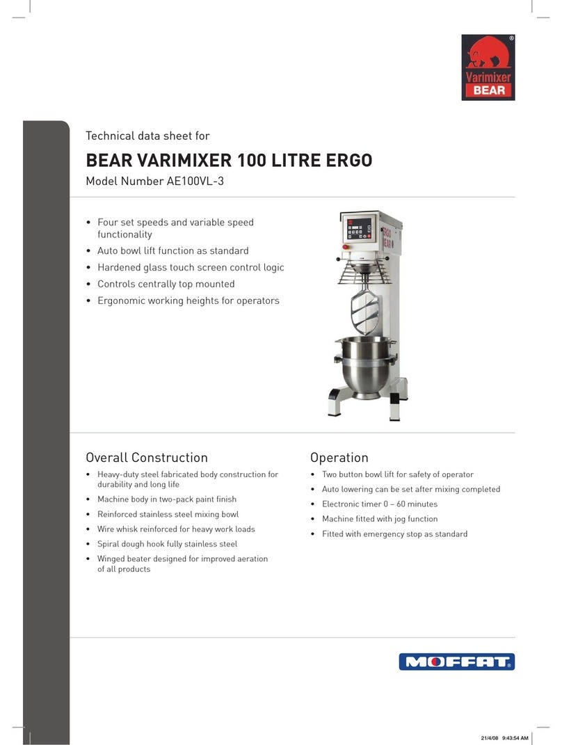 Moffat AE100VL-3 Instruction Manual