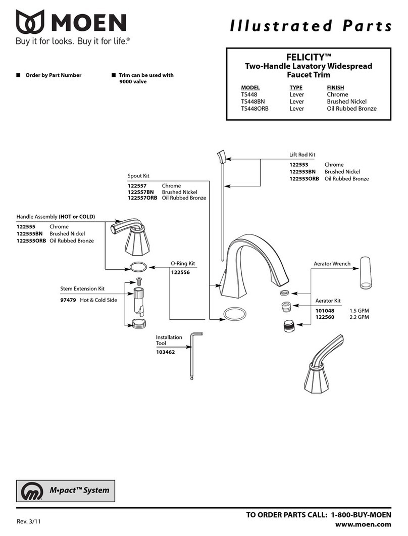 Moen Felicity TS448BN User manual