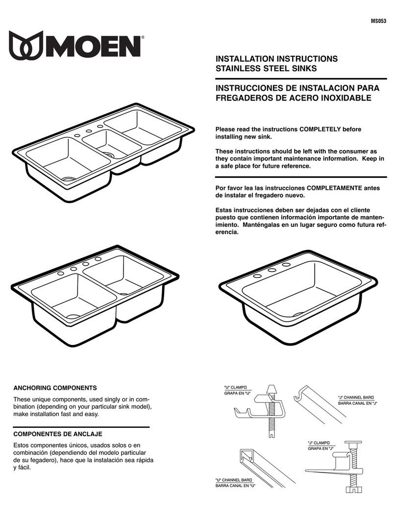 Moen MS053 User manual